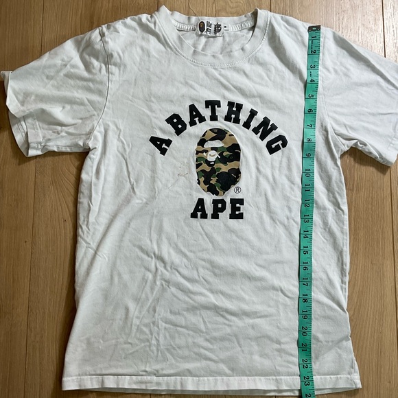 A BATHING APE 1ST CAMO COLLEGE TEE Size M - Picture 7 of 15